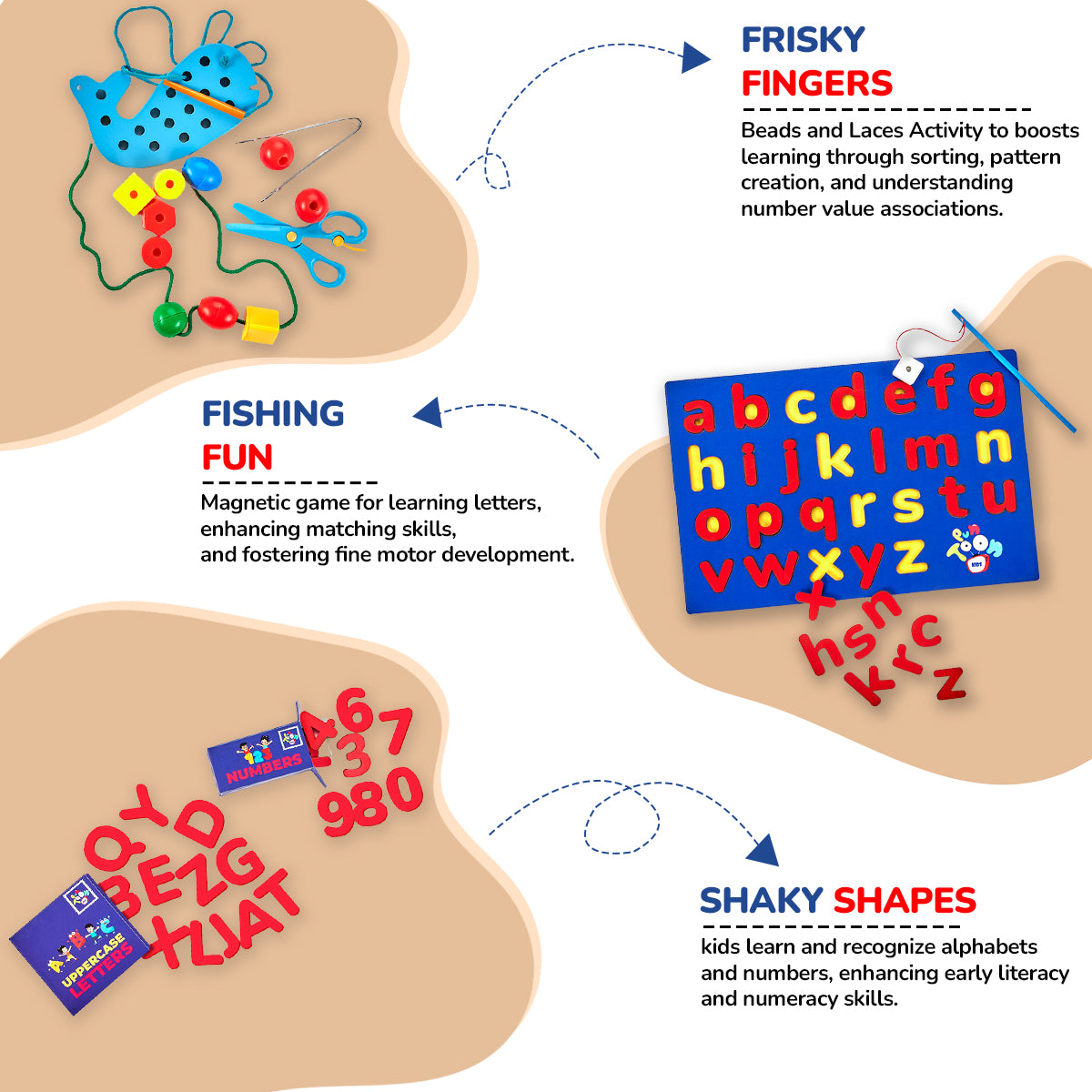 Nursery Learning & Education Activity Kit For Kids +3 Yrs