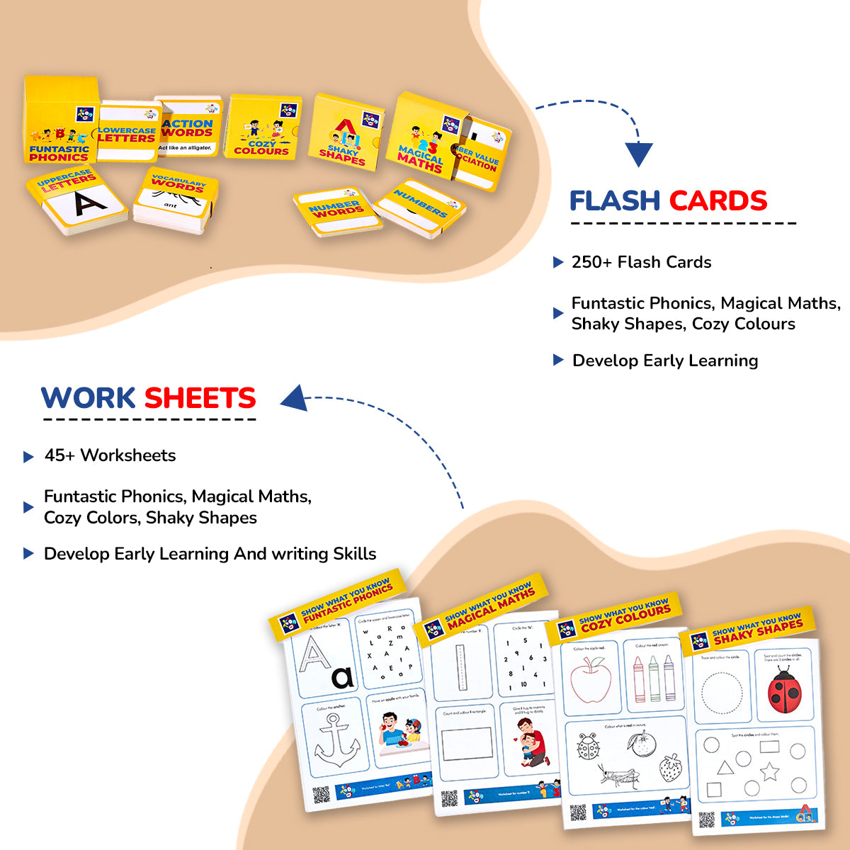 Nursery Learning & Education Activity Kit For Kids +3 Yrs