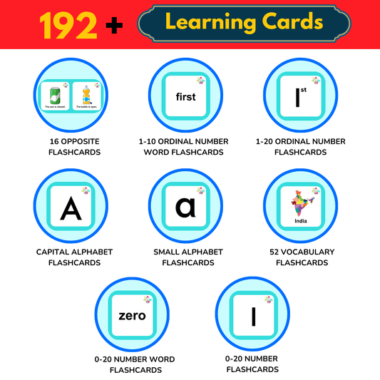 Junior Educational Flash Cards for Kids 4-5 Years