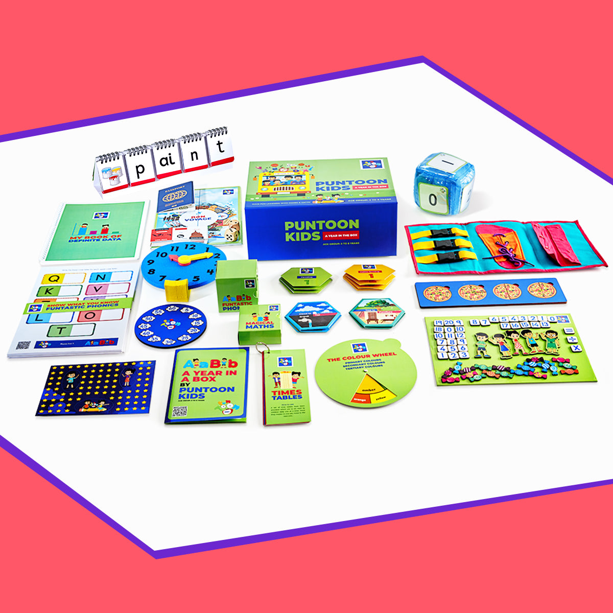 Senior Learning & Education Activity Kit For Kids +5 Yrs