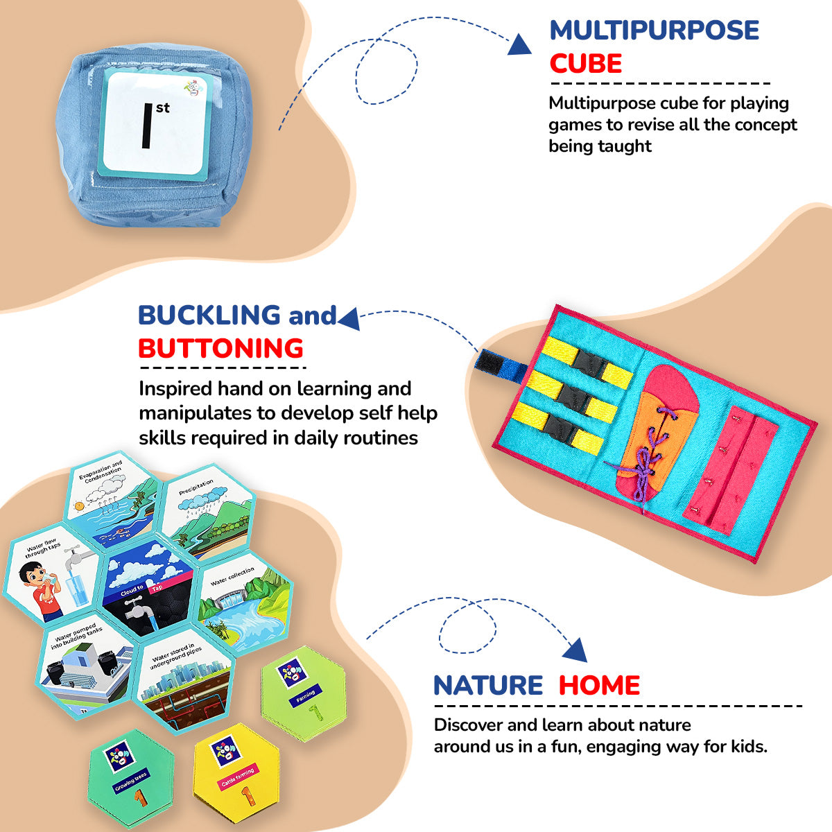 Senior Learning & Education Activity Kit For Kids +5 Yrs