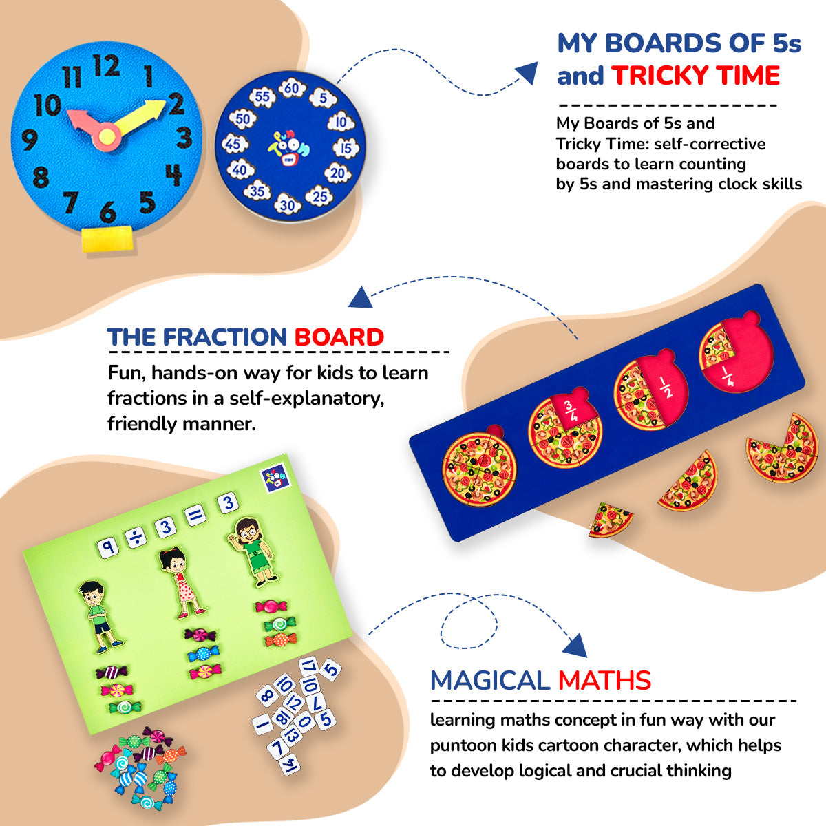 Senior Learning & Education Activity Kit For Kids +5 Yrs