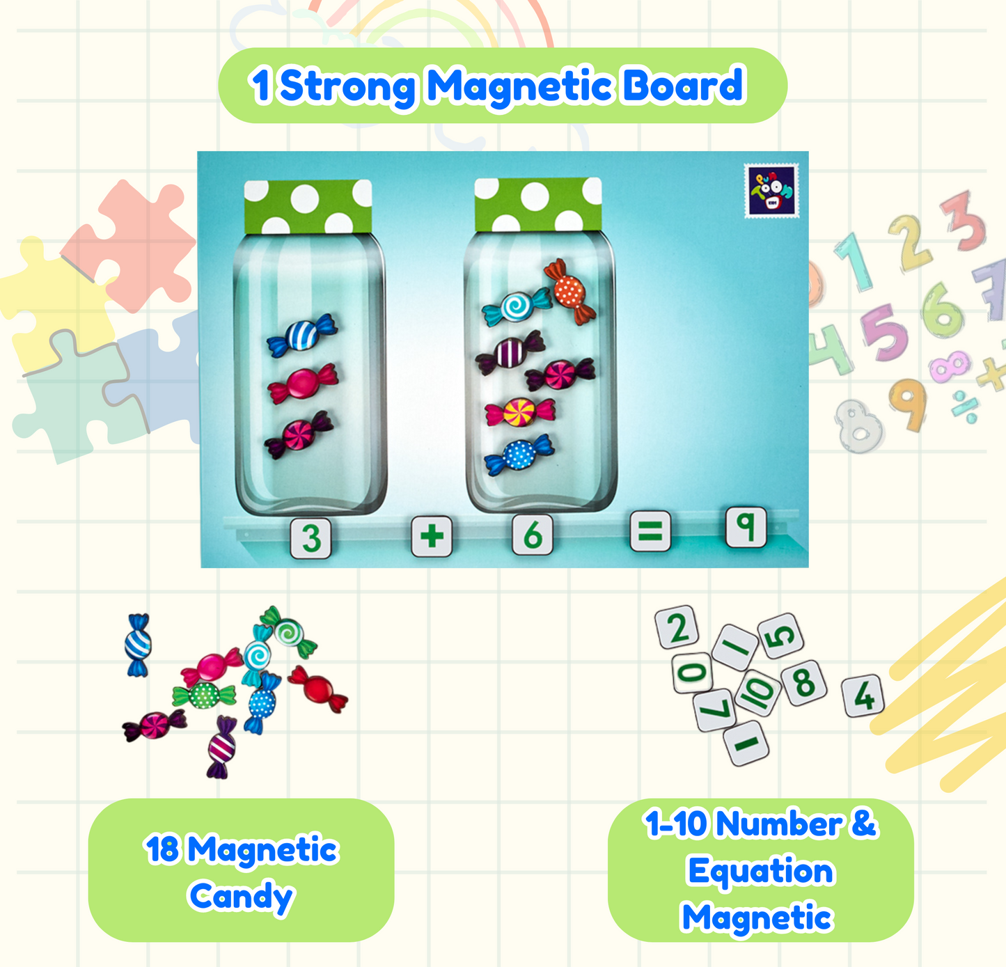 Magnetic Math Activity Game