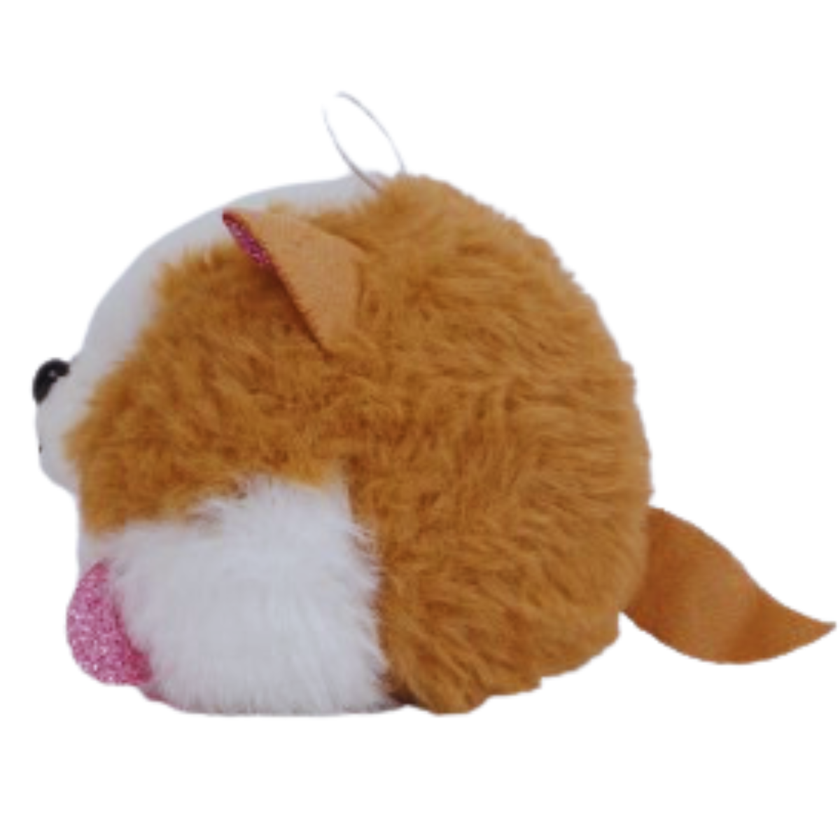 Fluffy Mini Hamster Plush Toy Keychain