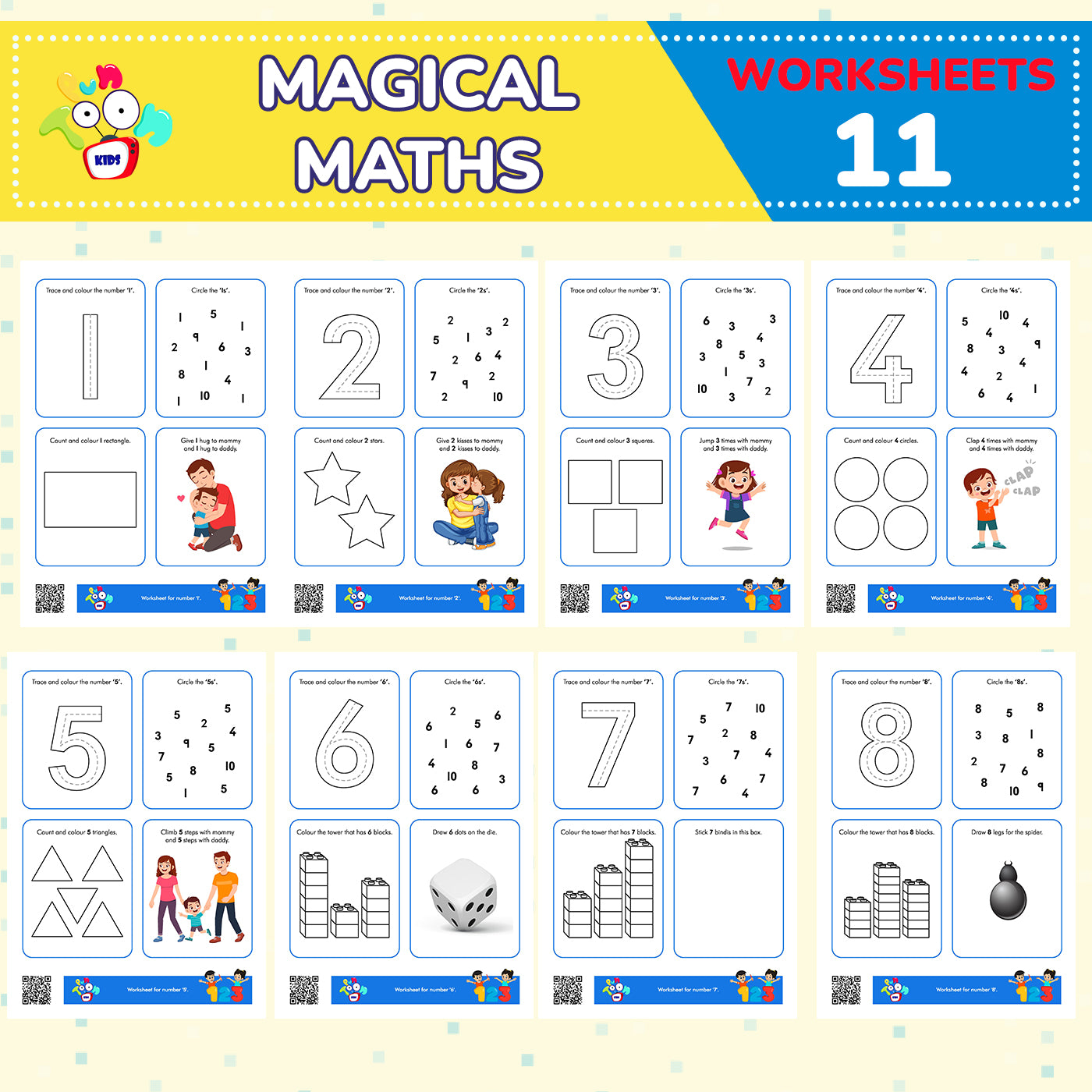 Nursery Educational Worksheet For Kids 3-4 Years