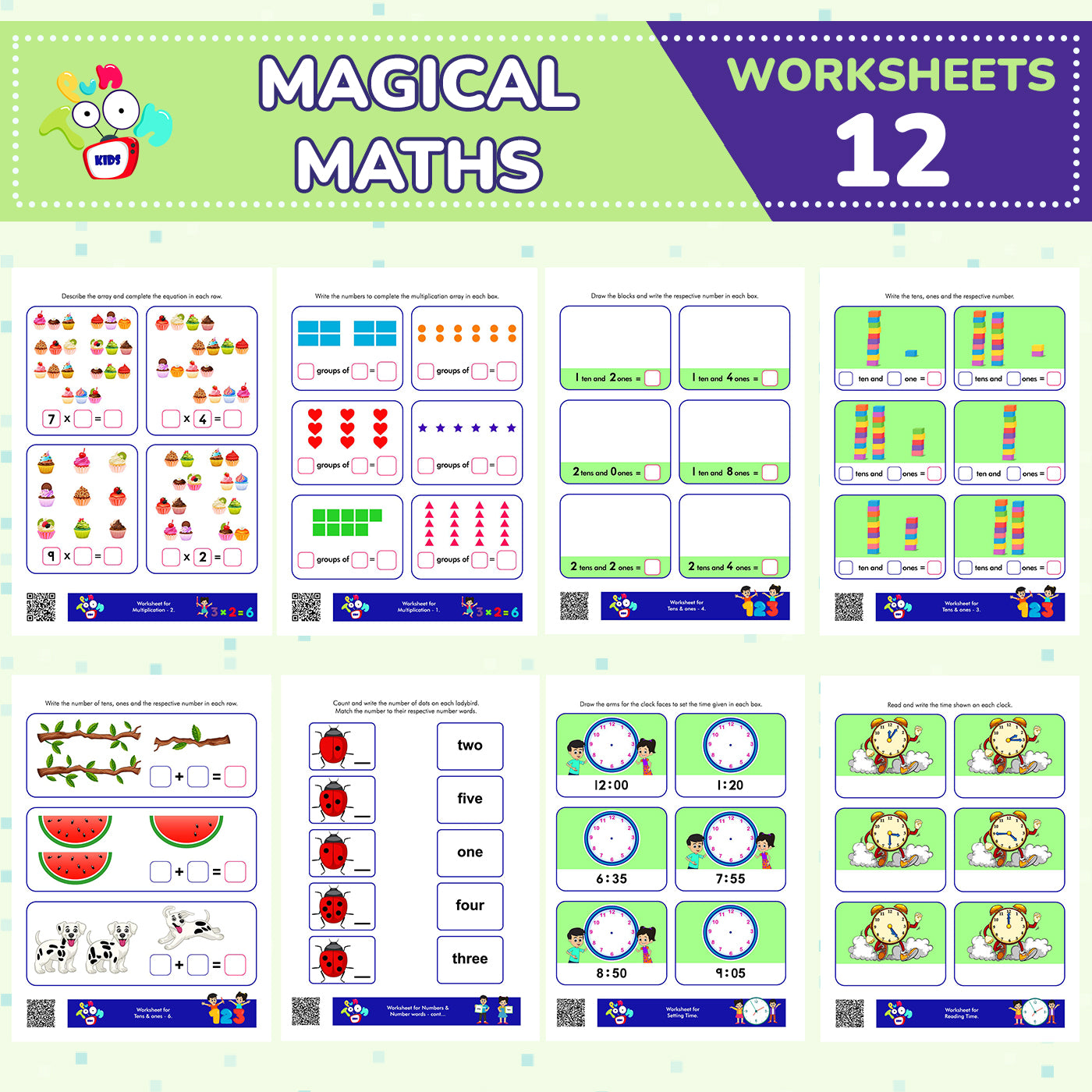 Senior Educational Worksheet For Kids 5-6 Years