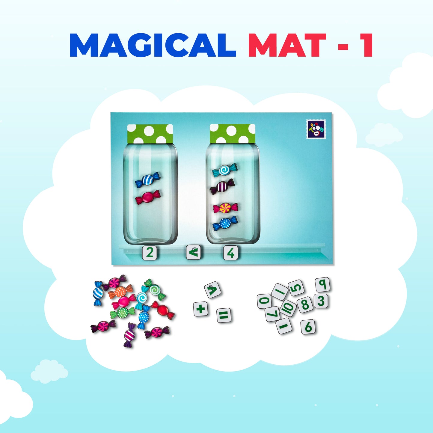 Magnetic Math Activity Game