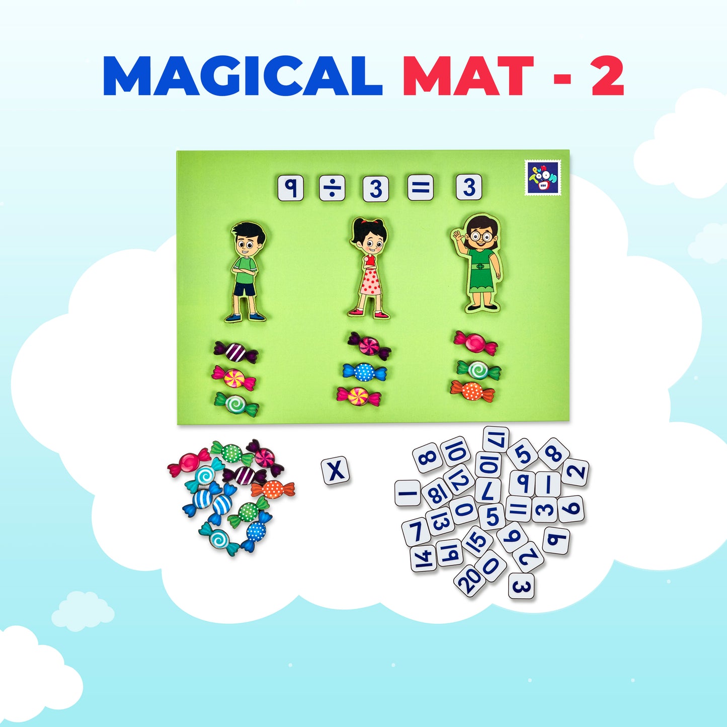 Magnetic Math Activity Game