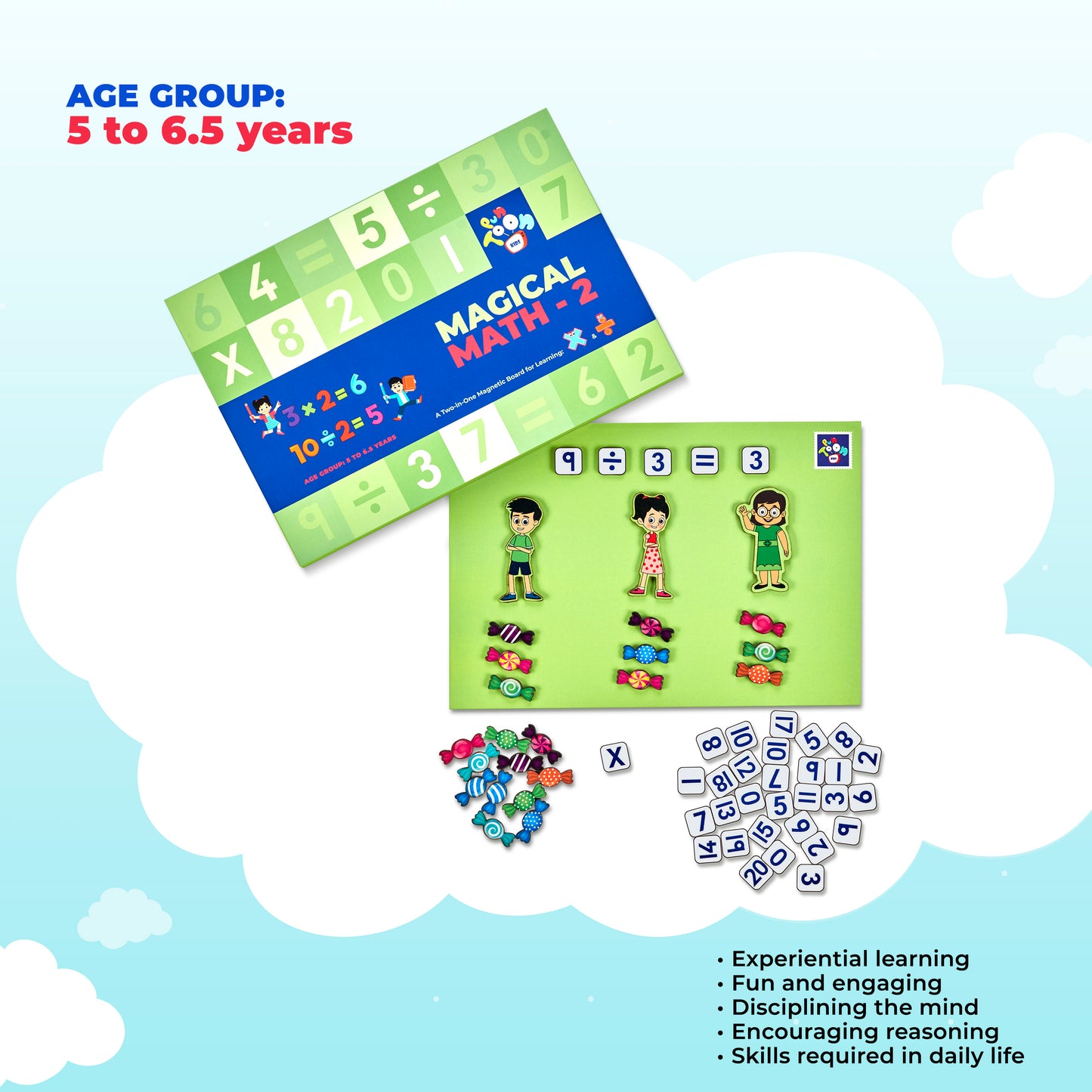 Magnetic Math Activity Game