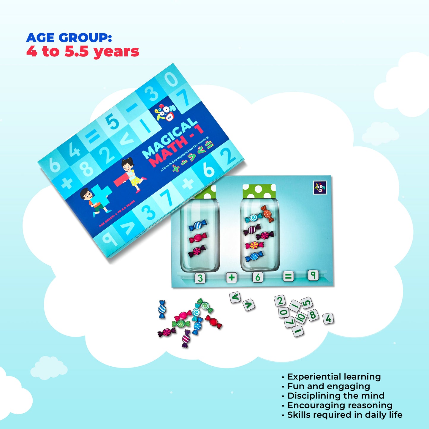 Magnetic Math Activity Game