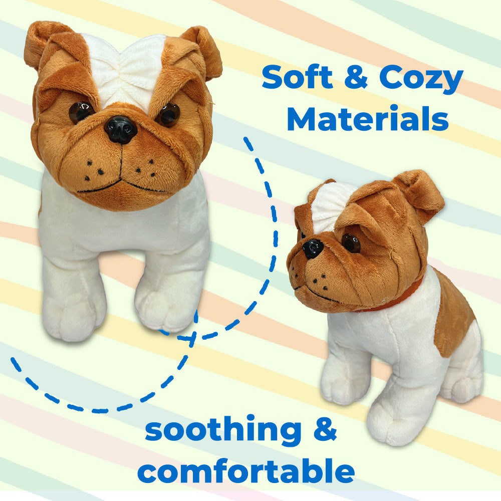 Bull Dog Stuffed Animal Soft Toy