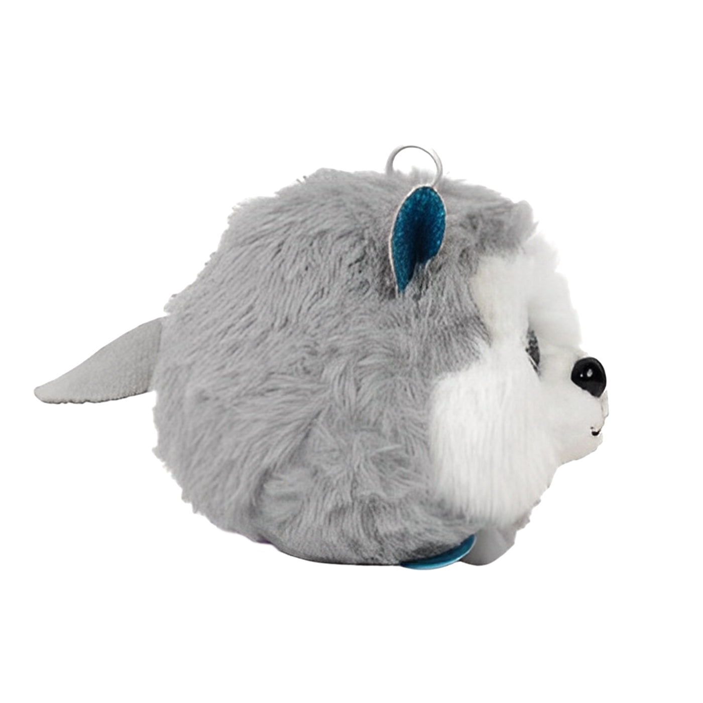 Fluffy Husky Plush Soft Toy Keychains for Kids - Cute & Fun