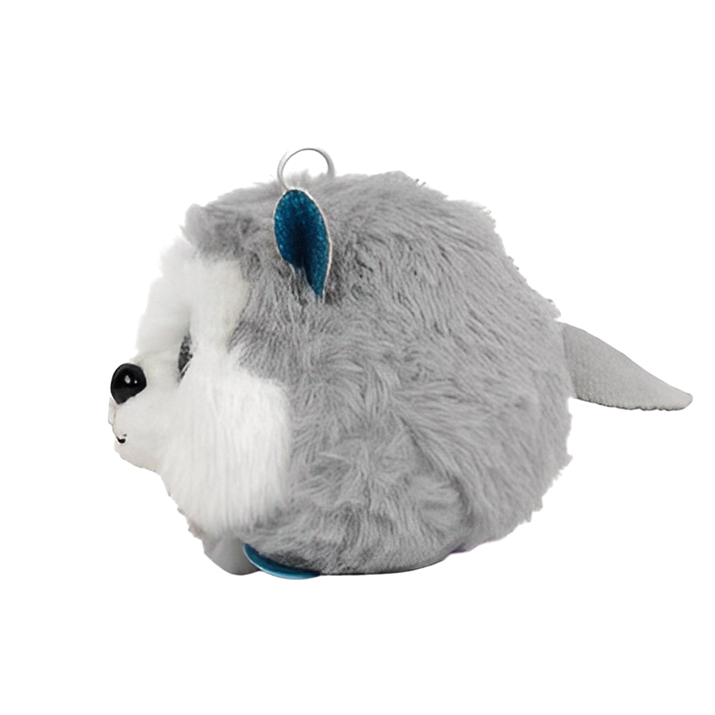 Fluffy Husky Plush Soft Toy Keychains for Kids - Cute & Fun