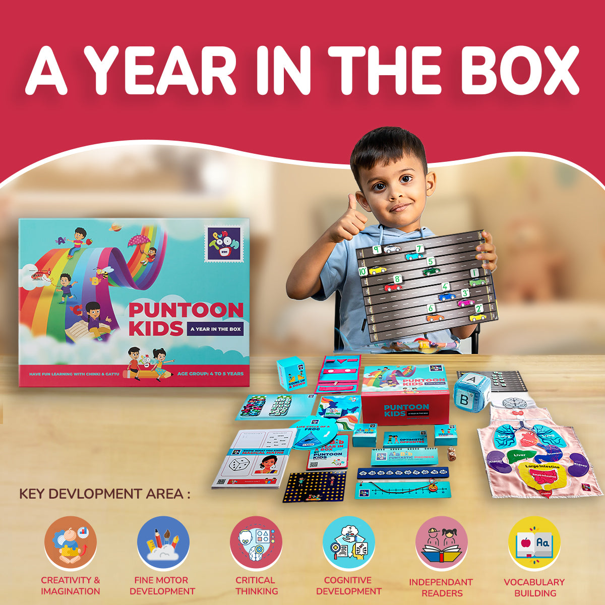 Buy A Year in the Box: Kids Home Learning Educational Kits and Activity ...
