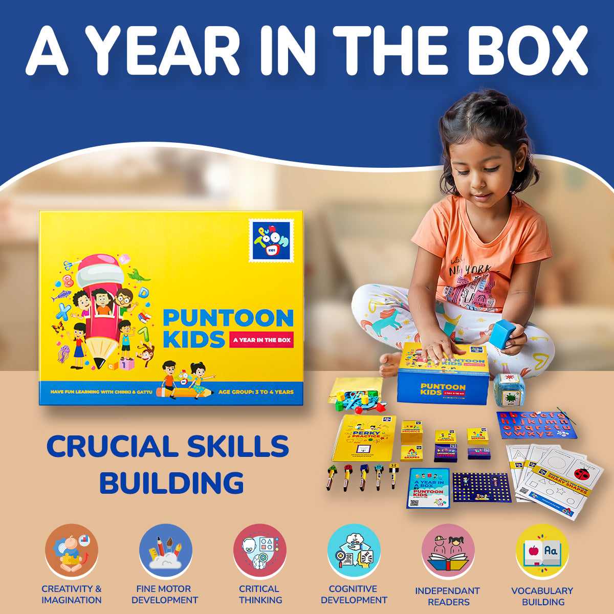 Learning & Education Activity Box For +3 Yrs Kids