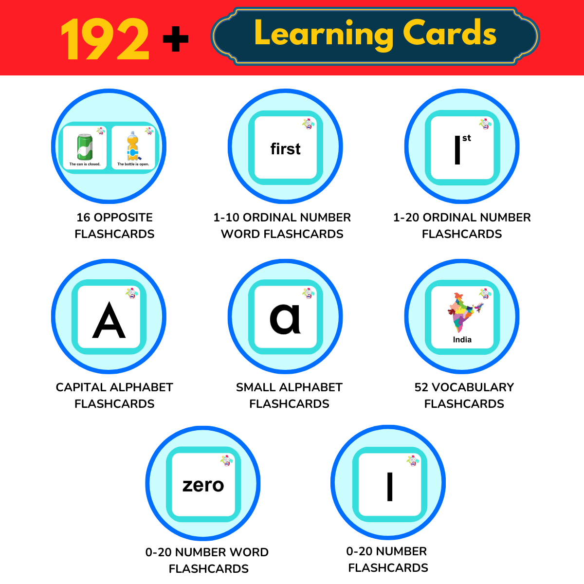 Junior Flash Cards for Kids 4-5 Years