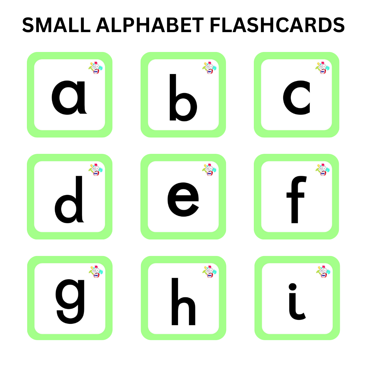 Vocabulary Word Builder Flash Cards for Kids 5-6 Years