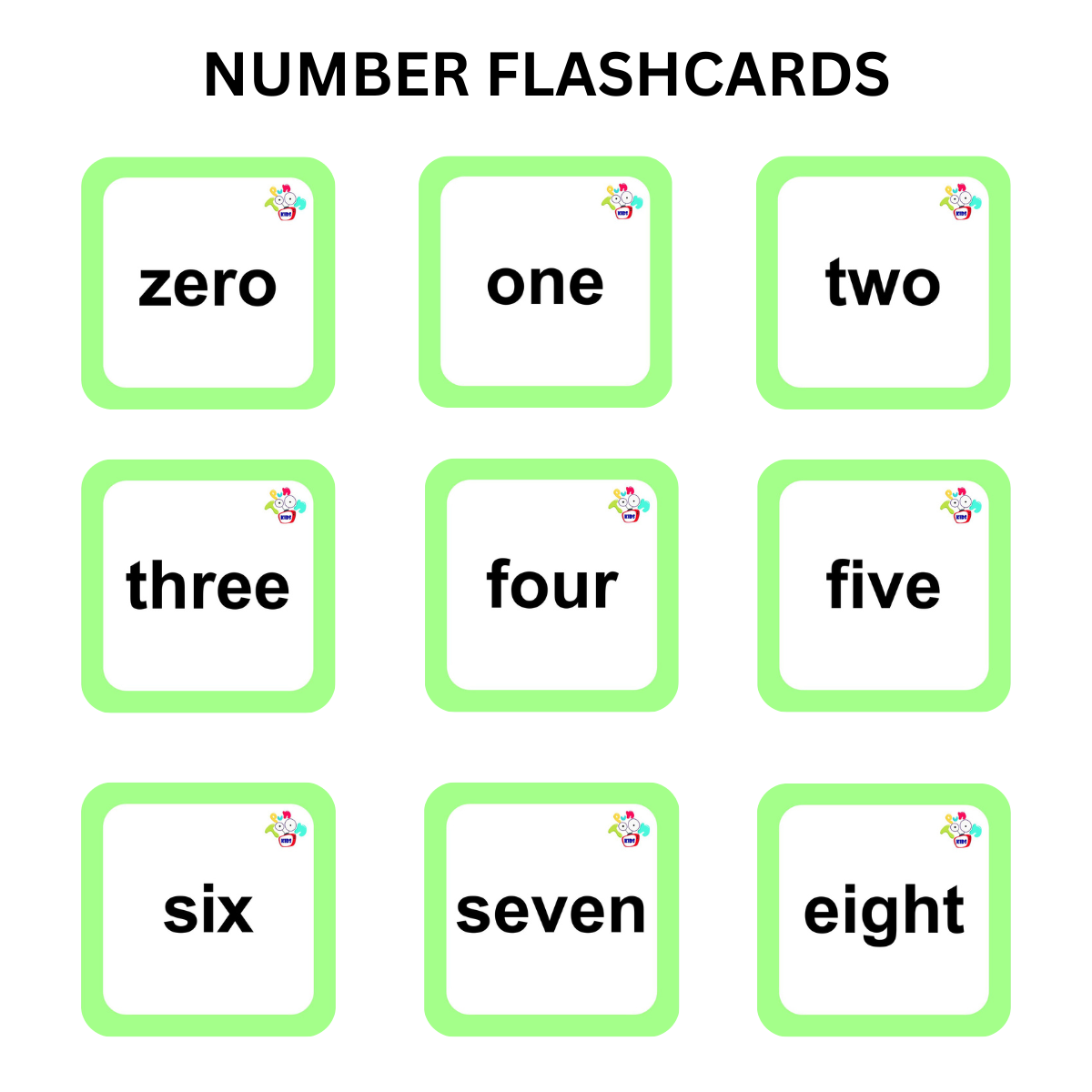 Vocabulary Word Builder Flash Cards for Kids 5-6 Years