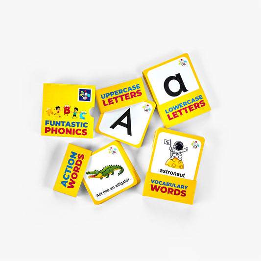 Vocabulary Word Builder Flash Cards for Kids 3-4 Years