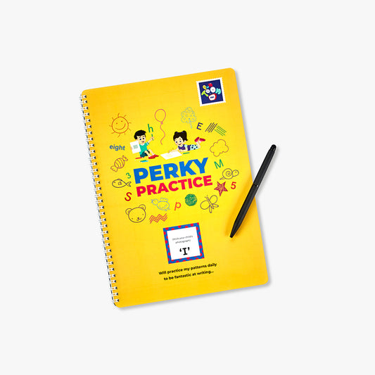 Perky Practice Reusable Book For Kids 3-4 Years