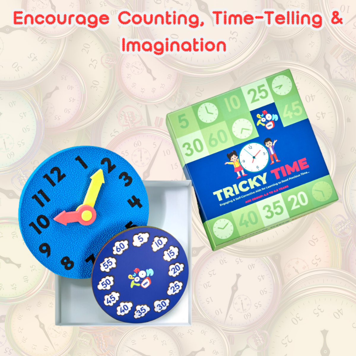 Tricky Time Learning Clock for Kids