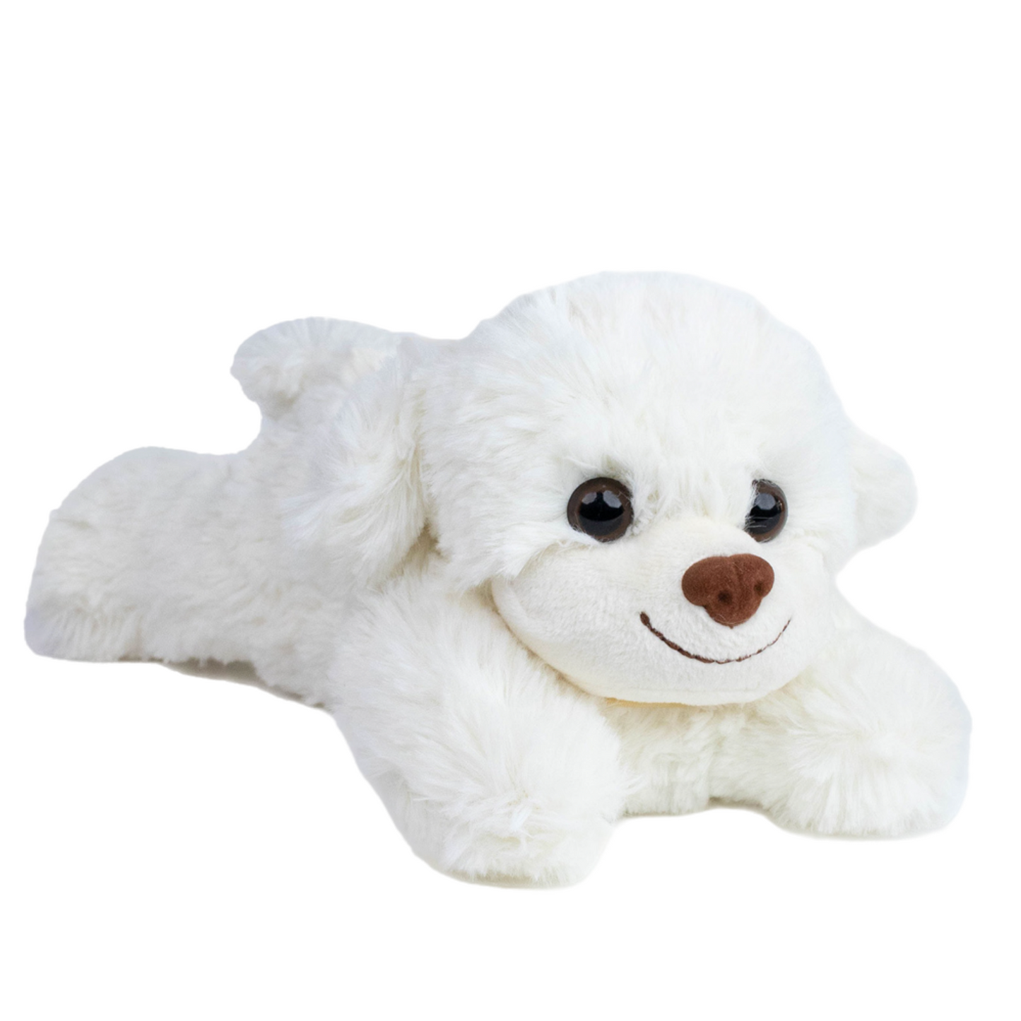 Cute White Puppy Soft Toy Dog for Kids