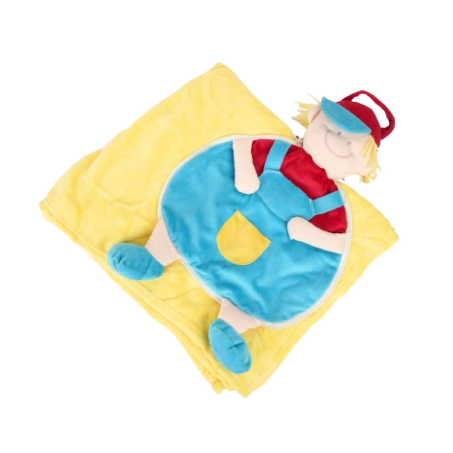 3 in 1 Cute Doll Blanket and Pillow Soft Toys