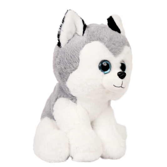 Snowflake Husky soft toy dog for kids