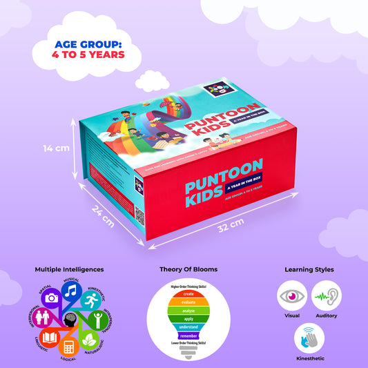 Learning & Education Activity Box For +4 Yrs Kids