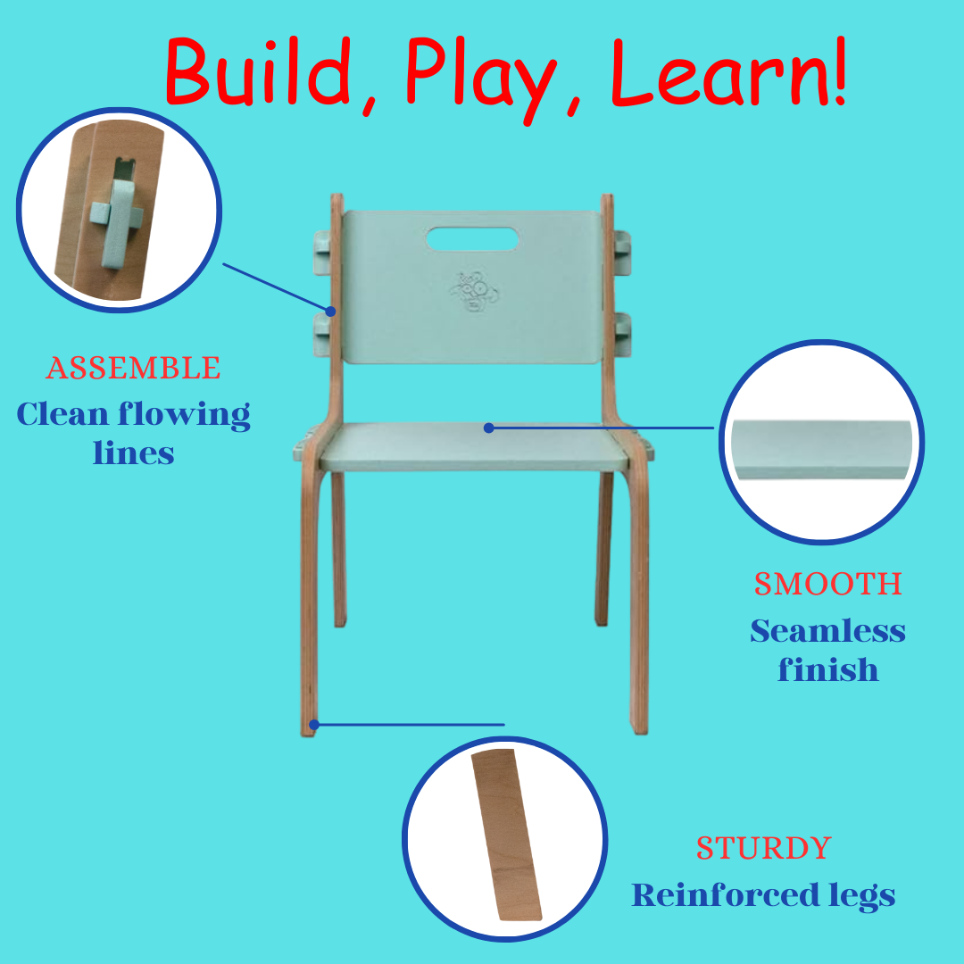 DIY Activity Chair Toy - Learn Building & Construction