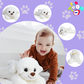 Cute White Puppy Soft Toy Dog for Kids