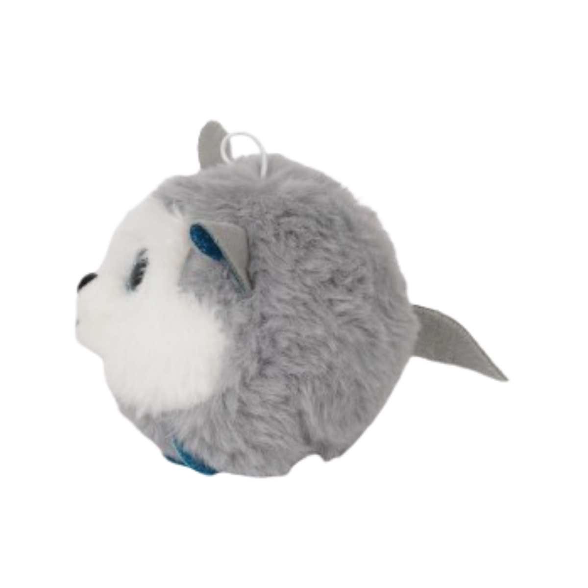 Fluffy Mini Husky Soft Toy Keychain