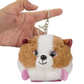 Fluffy Mini Hamster Soft Toy Keychain