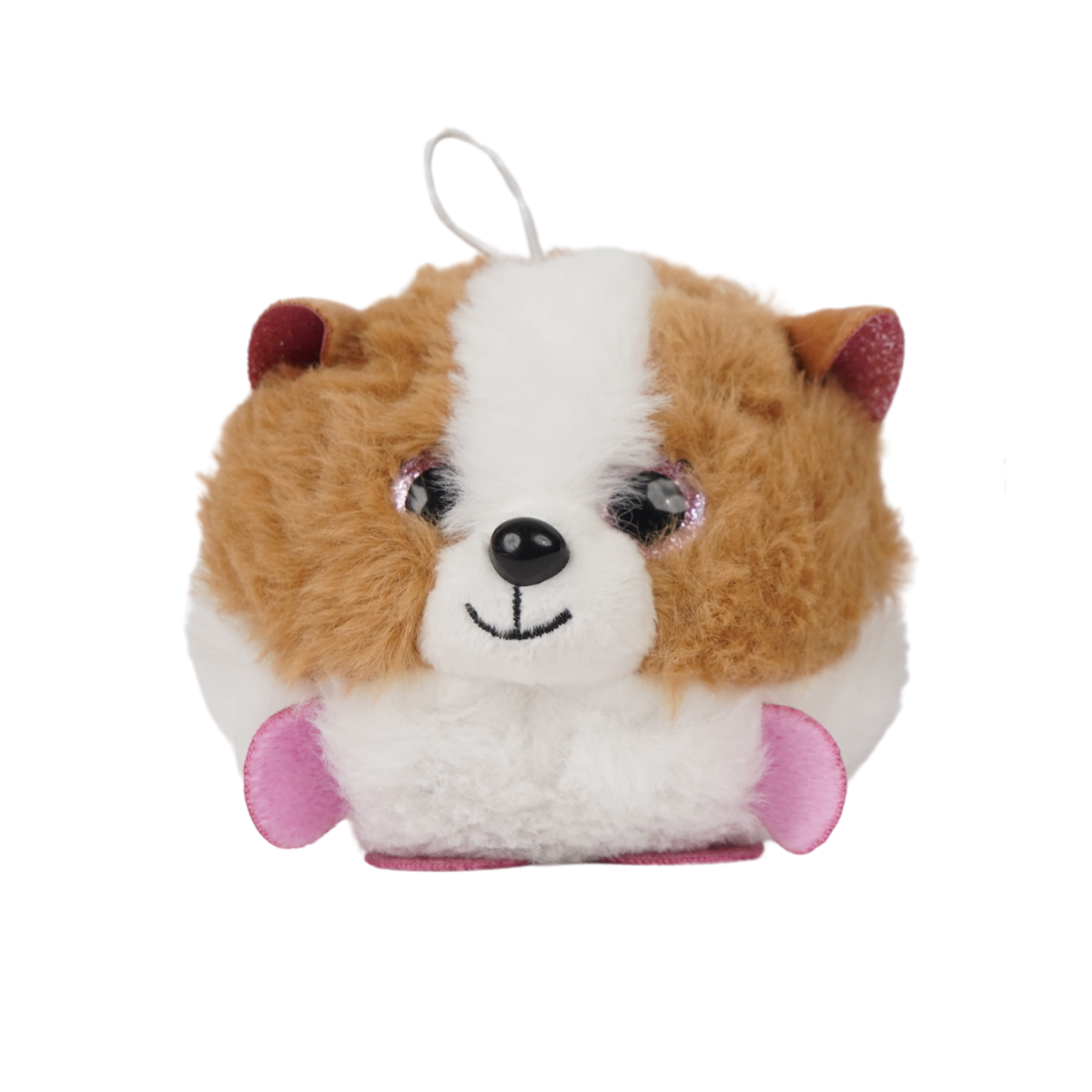 Fluffy Mini Hamster Soft Toy Keychain