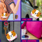 Fluffy Hamster Bag Charm Soft Toy Keychain