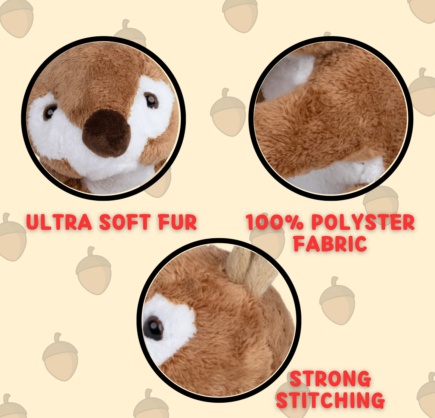 Cute Stuffed Animals Squirrel Soft Toy