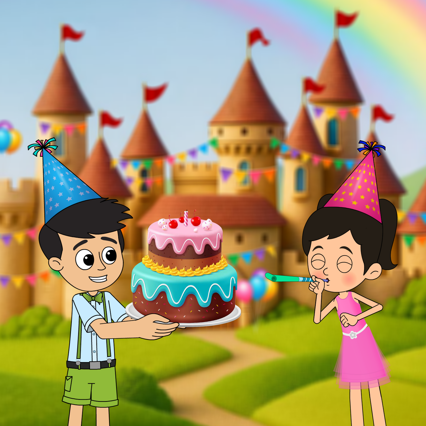 Custom Video Birthday Greeting - Castel (Digital Product)