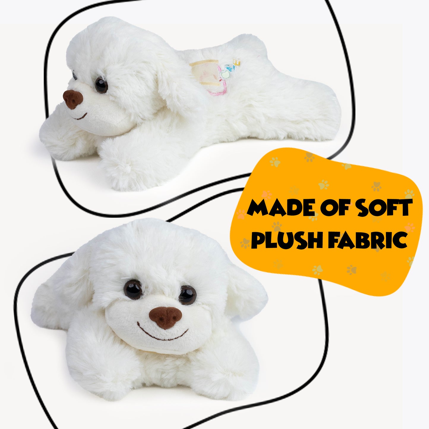 Combo Plush Cute Dog & Rag Doll Soft Toy