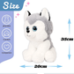 Snowflake Husky Dog soft toy for kids