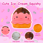 Ice-Cream Plushies Soft Toy