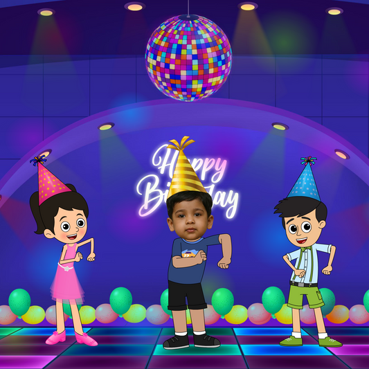 Custom Video Birthday Greeting - Dance Floor (Digital Product)
