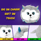 Fluffy Husky Plush Soft Toy Keychains for Kids - Cute & Fun