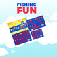 Wooden Magnetic Alphanumeric Fishing Game For Kids