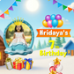 Custom Video Birthday Greeting - Snow Mountain (Digital Product)