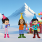 Custom Video Birthday Greeting - Snow Mountain (Digital Product)
