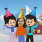 Custom Video Birthday Greeting - Snow Mountain (Digital Product)