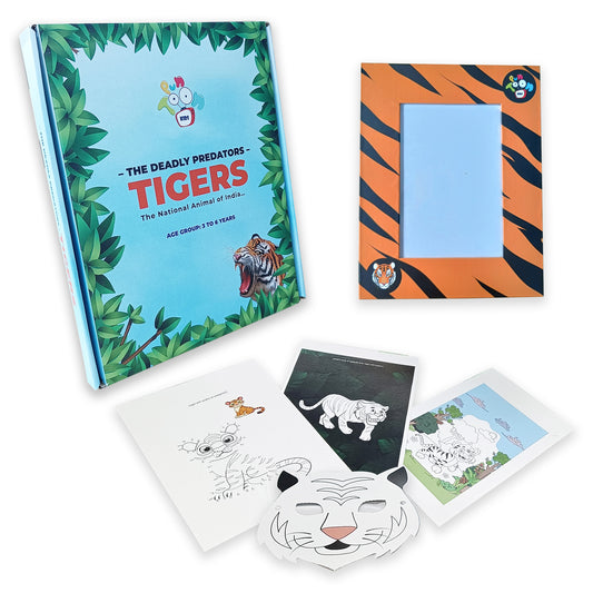 TIGER DIY ACTIVITY KIT FOR KIDS 3-4 Years