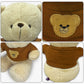 Teddy Bear with Brown T-Shirt Stuffed Animal Soft Toy