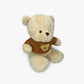 Teddy Bear with Brown T-Shirt Stuffed Animal Soft Toy