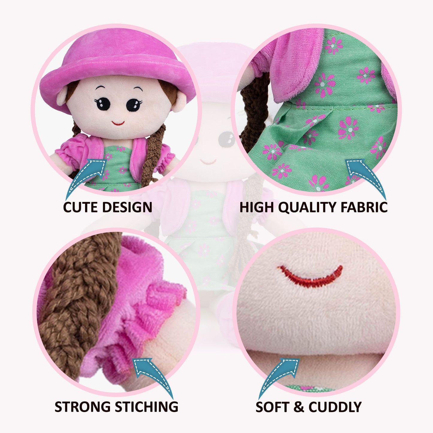 Stuffed Cuddle Doll Soft Toy